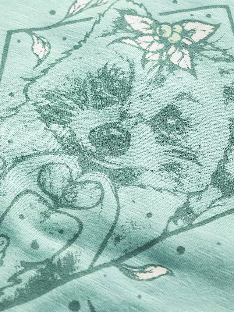 CHILLAZ | Damen Klettershirt Gandia Little Bear Heart | mint