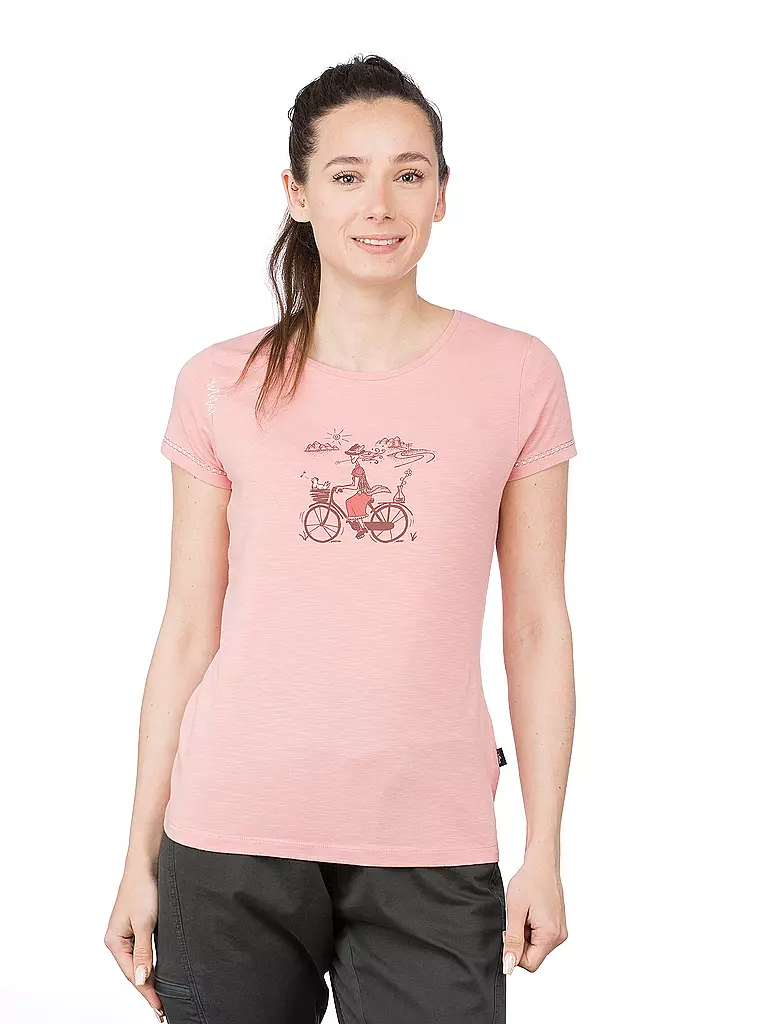 CHILLAZ | Damen Klettershirt Gandia Tyrolean Trip | rosa