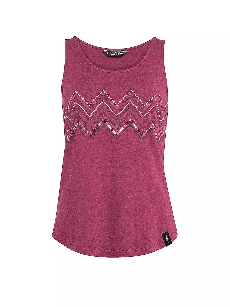 CHILLAZ | Damen Klettertank Kauai Zigzag | beere