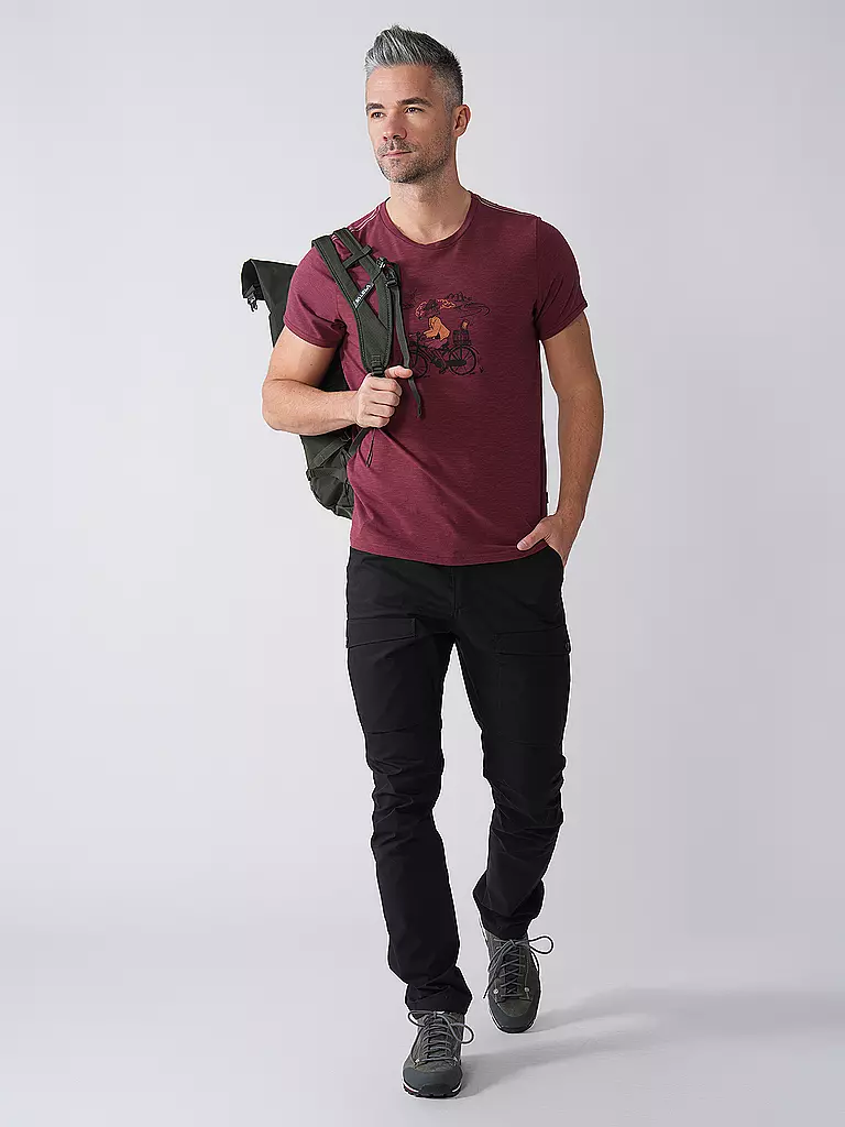 CHILLAZ | Herren Klettershirt  | dunkelrot