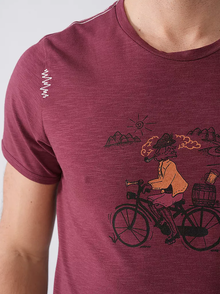 CHILLAZ | Herren Klettershirt  | dunkelrot
