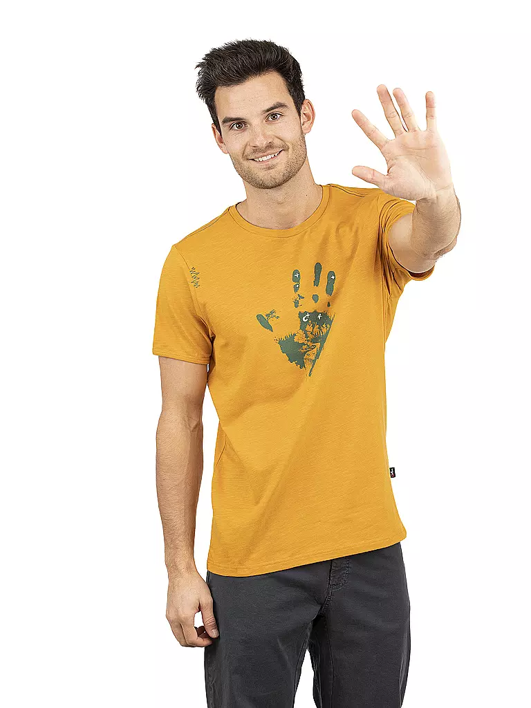 CHILLAZ | Herren Klettershirt Solstein Hand | camel