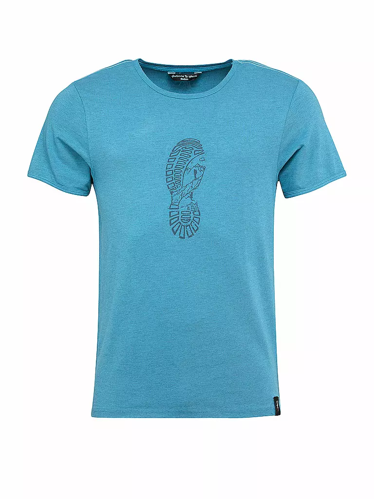 CHILLAZ | Herren Klettershirt Solstein Leave A Footprint | blau