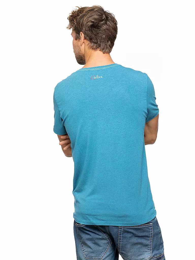 CHILLAZ | Herren Klettershirt Solstein Leave A Footprint | blau