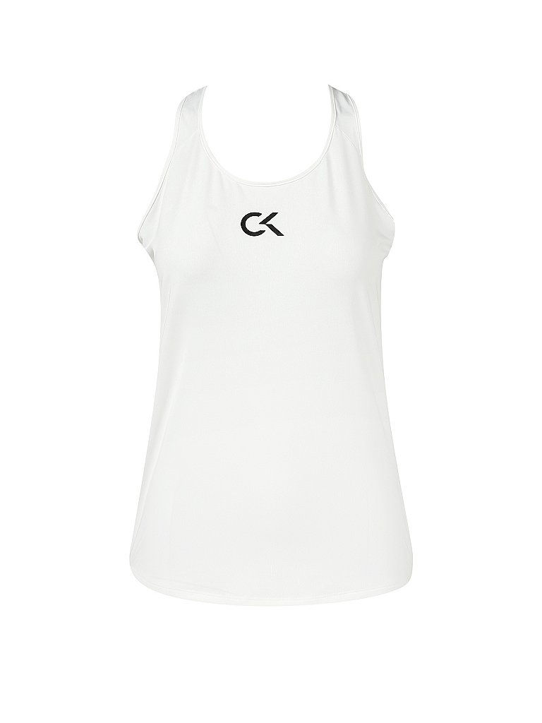 CK PERFORMANCE Damen Fitness-Tanktop Logo weiß | M