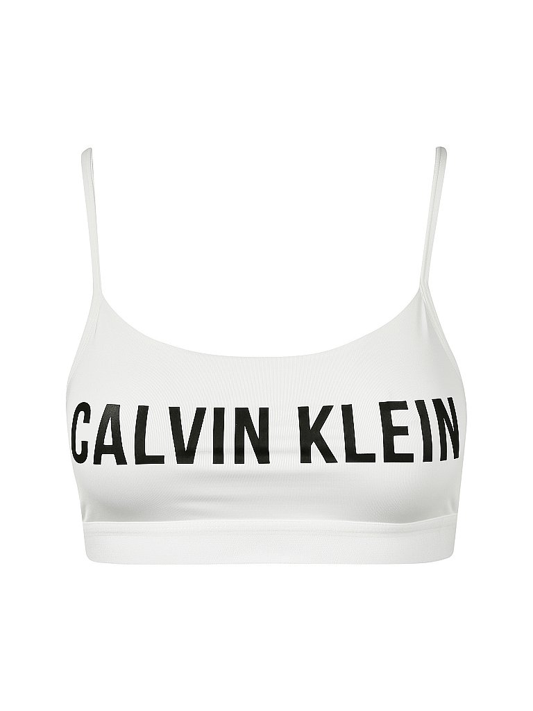 CK PERFORMANCE Damen Sport-BH Logo Low Support weiß | XS