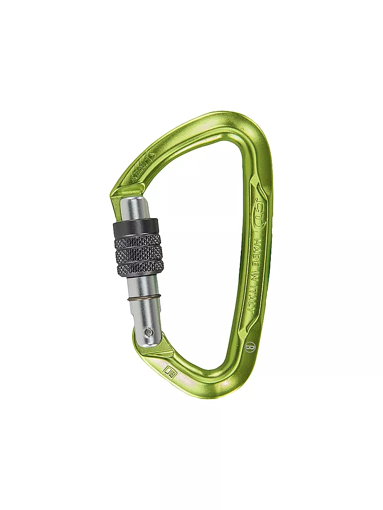 CLIMBING TECHNOLOGY | Karabiner Lime Screwgate | grün