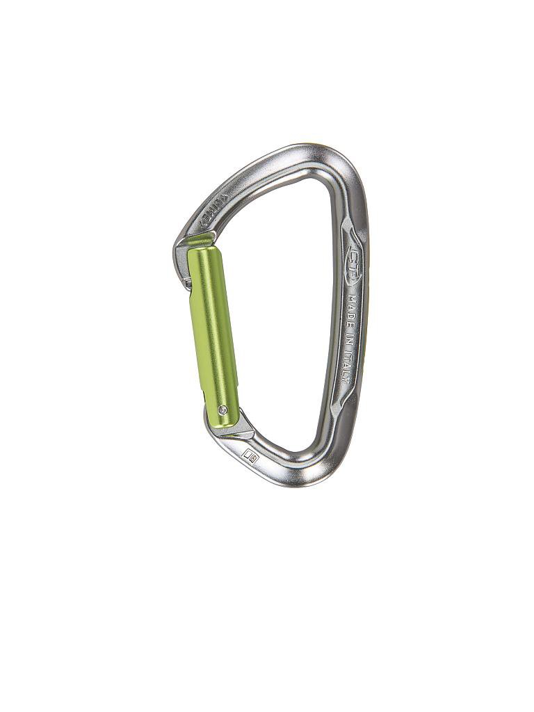 CLIMBING TECHNOLOGY | Karabiner Lime Straightgate | grau