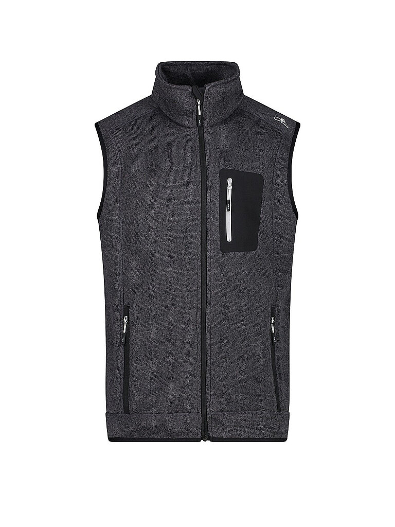 CMP Herren Fleeceweste schwarz | 54