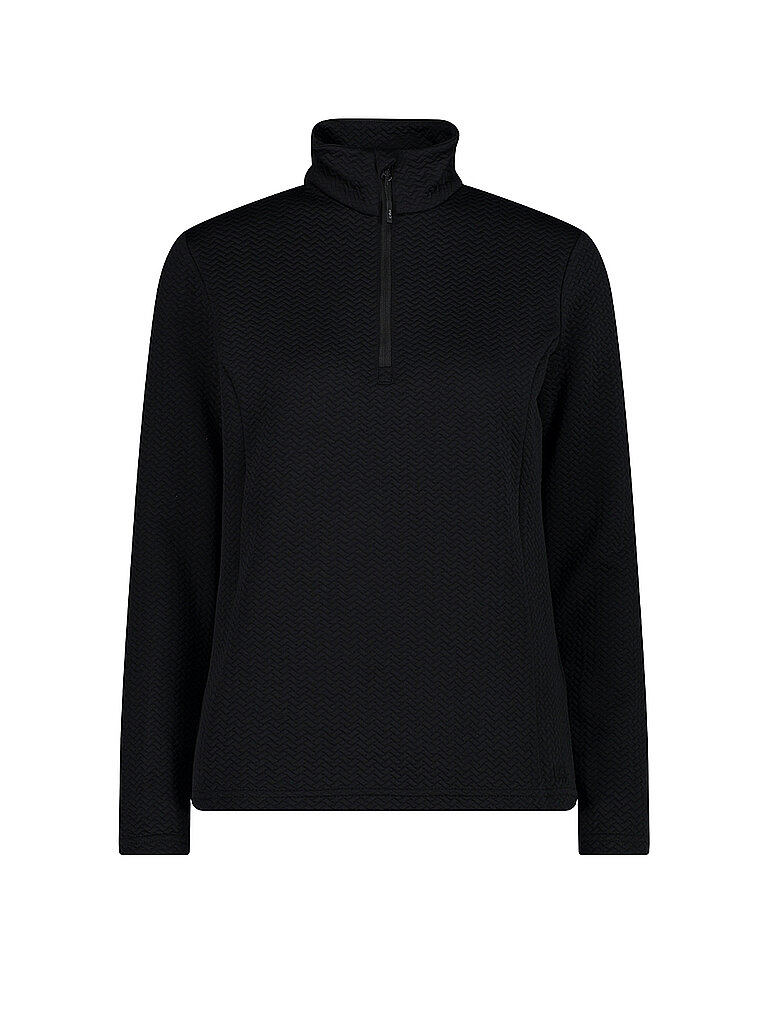 CMP Damen Unterzieh Zipshirt schwarz | 38