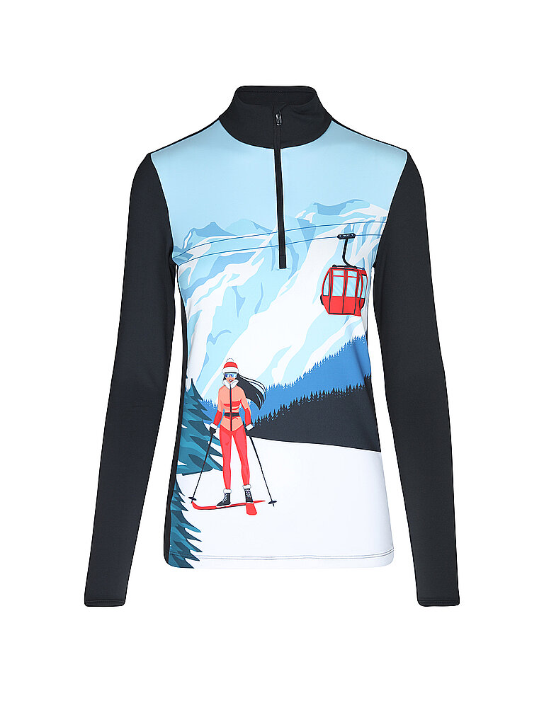 CMP Damen Unterzieh Zipshirt bunt
