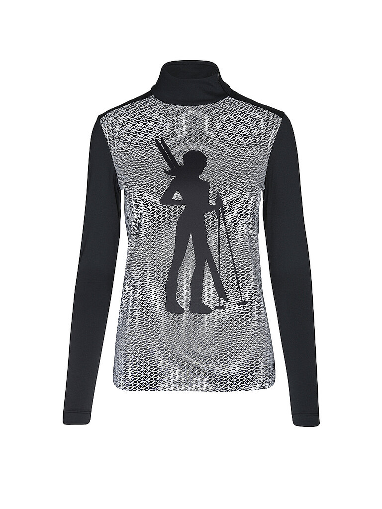 CMP Damen Unterzieh Zipshirt schwarz