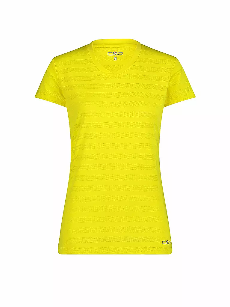 CMP | Damen Funktionsshirt Striped Mesh | gelb