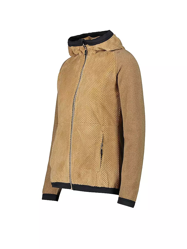 CMP | Damen Strickjacke Hoodie | camel