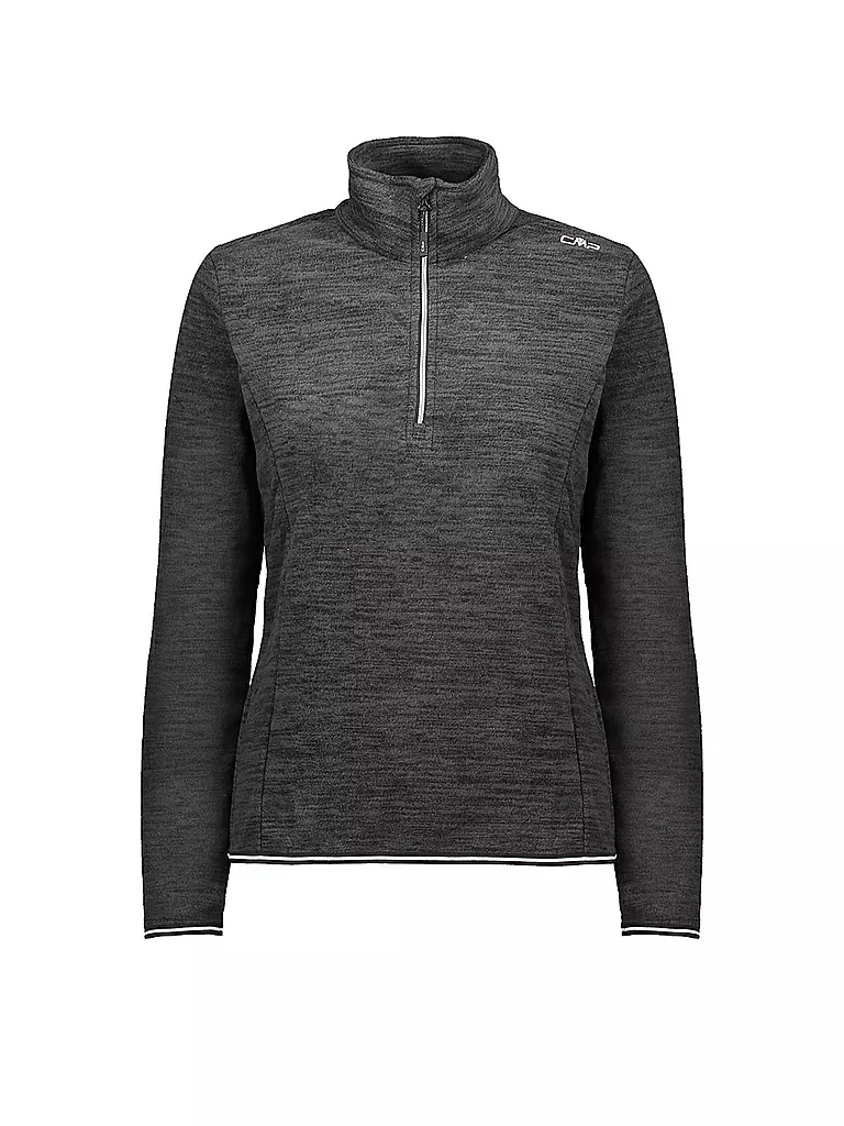 CMP | Damen Unterzieh Zipshirt Fleece | schwarz