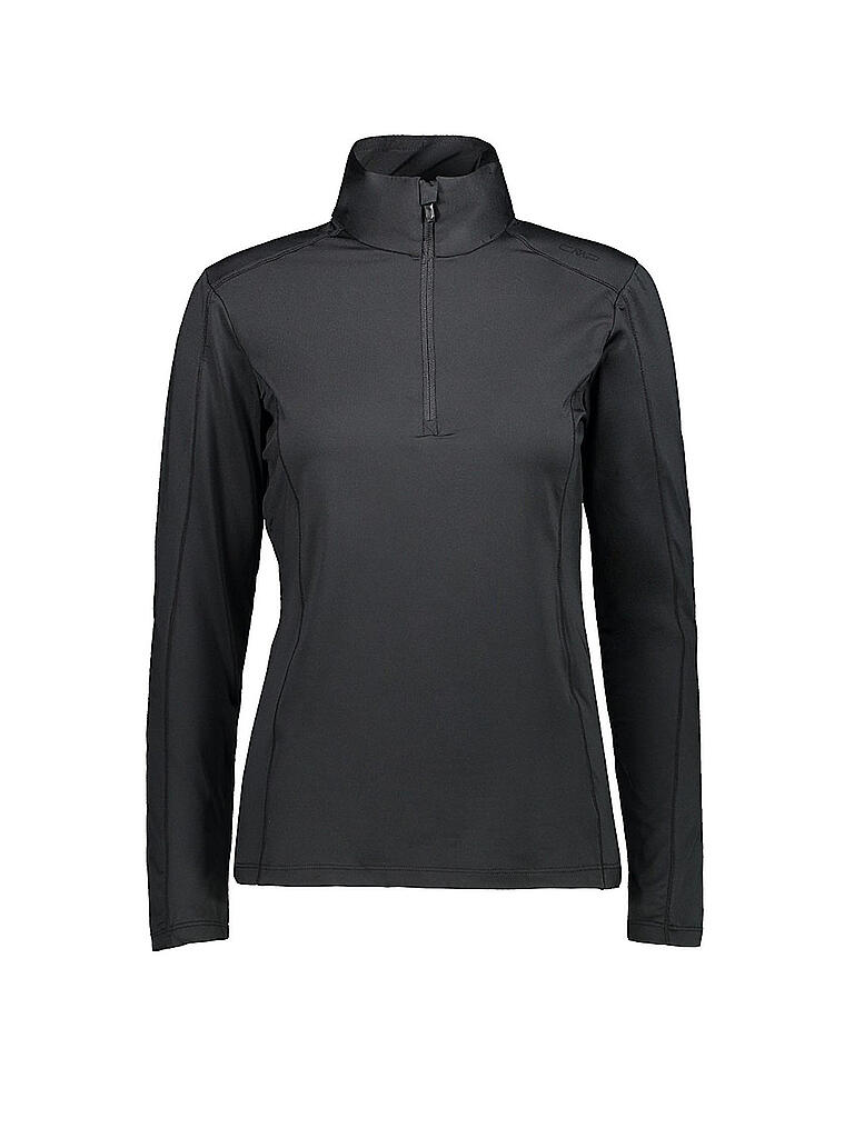 CMP | Damen Unterzieh Zipshirt Sweat Softtech | schwarz