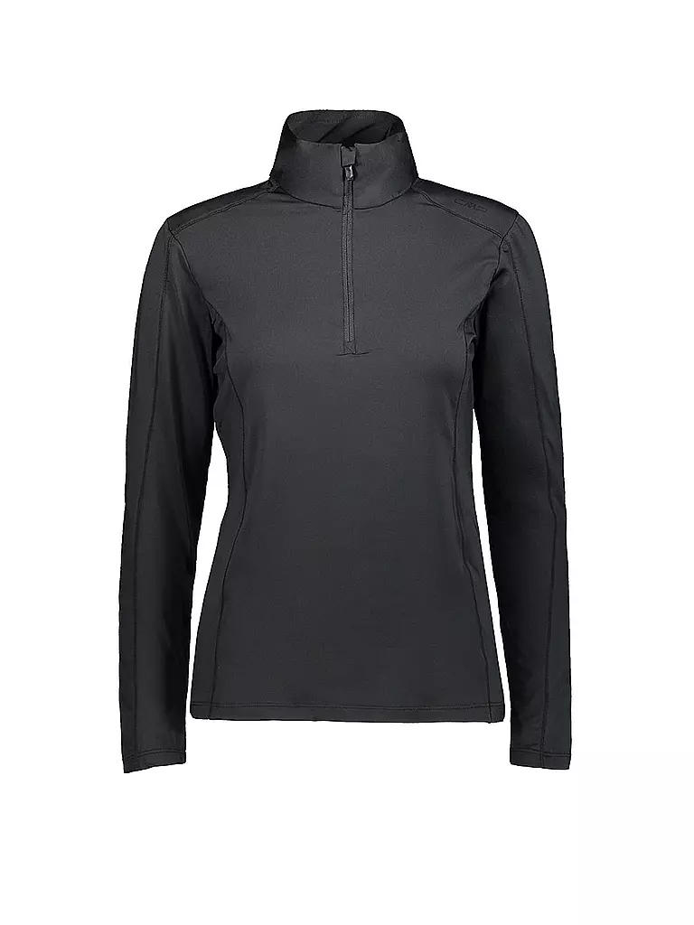 CMP | Damen Unterzieh Zipshirt Sweat Softtech | schwarz