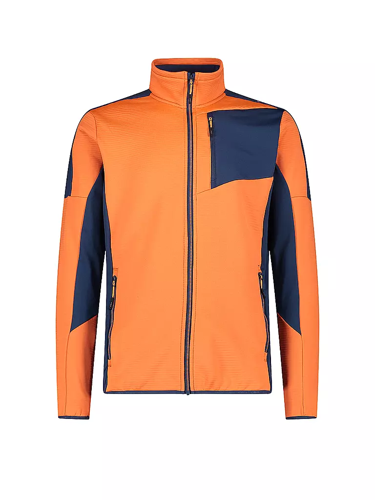 CMP | Herren Fleecejacke Striped Stretch | orange