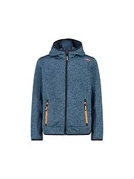 CMP | Mädchen Fleecejacke Jacquard Knitted Hoodie | petrol