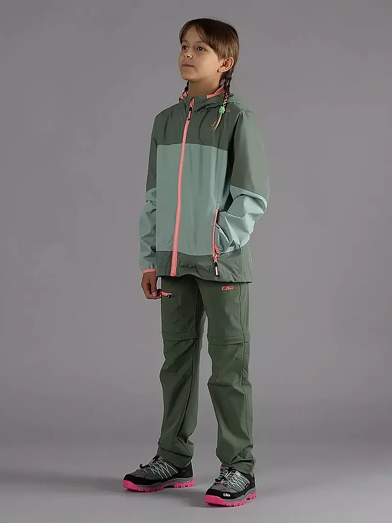 CMP | Kinder Wanderjacke Full Taped Hoodie | hellgrün