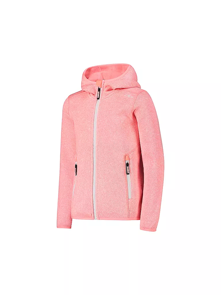 CMP | Mädchen Fleecejacke Jacquard Knitted Hoodie | petrol