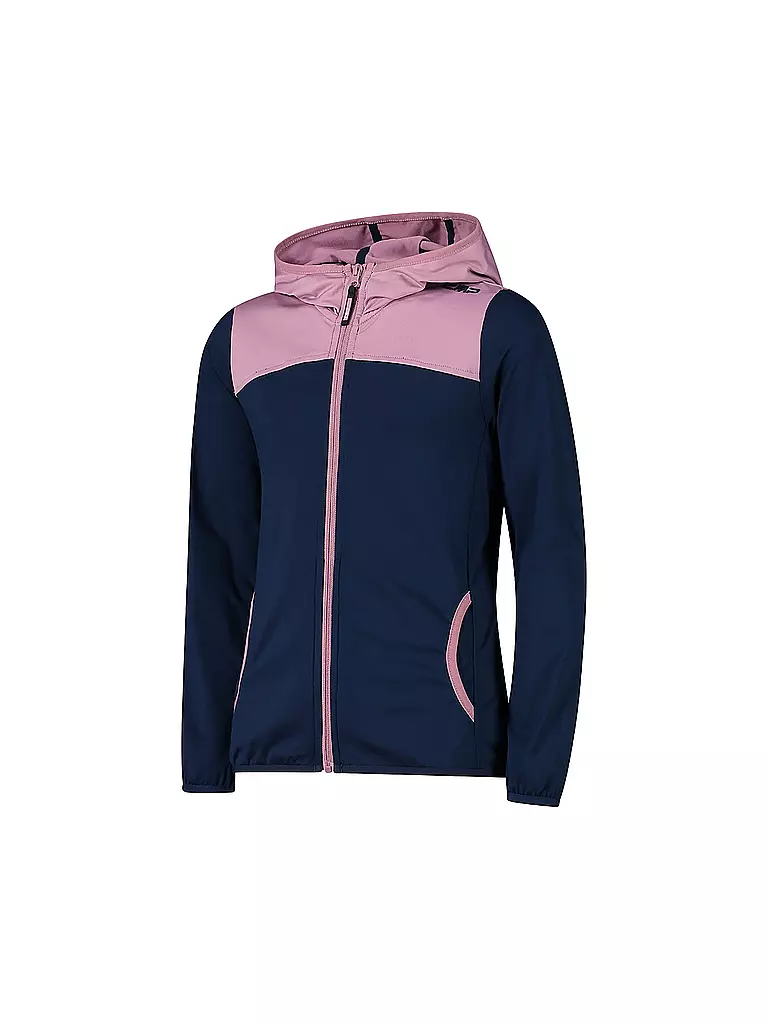 CMP | Mädchen Fleecejacke Stretch Hoodie | dunkelblau