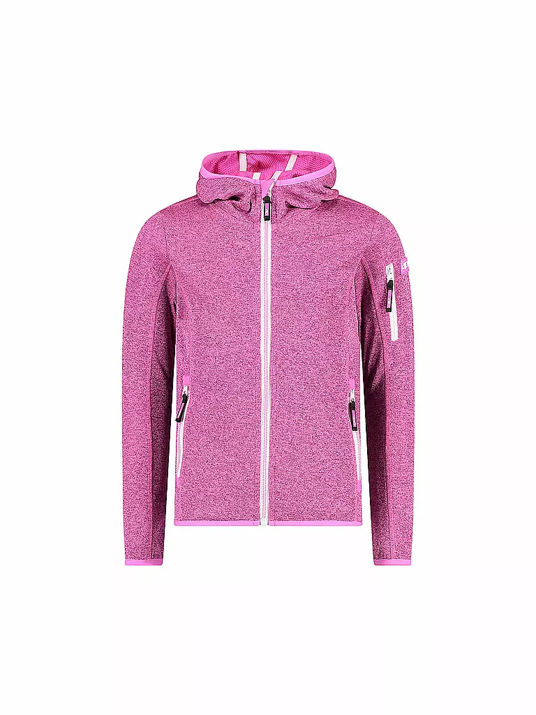 CMP | Mädchen Strickfleecejacke Knitted Hoodie | rosa