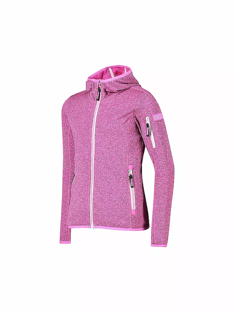 CMP | Mädchen Strickfleecejacke Knitted Hoodie | rosa