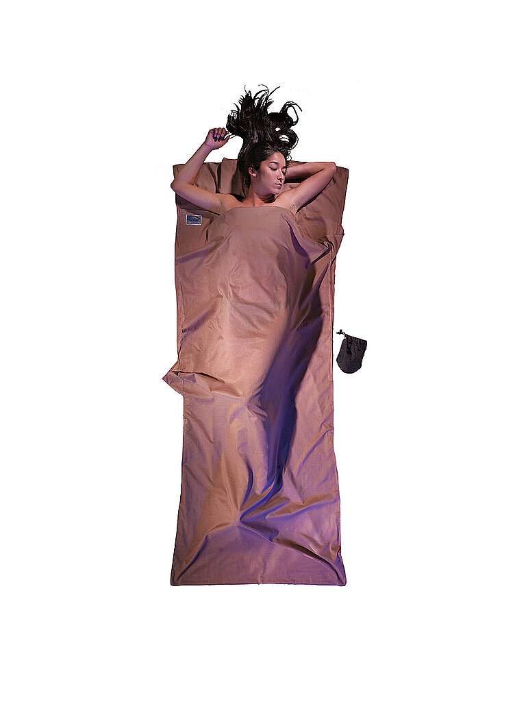 COCOON Reiseschlafsack TravelSheet 16x9cm 260g braun