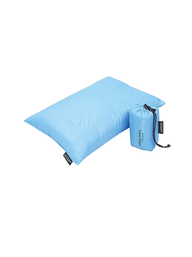 Reisekissen 25 x 35 cm light blue Polsterfüllung - Gänsedaune Polsterfarbe - Light Blue