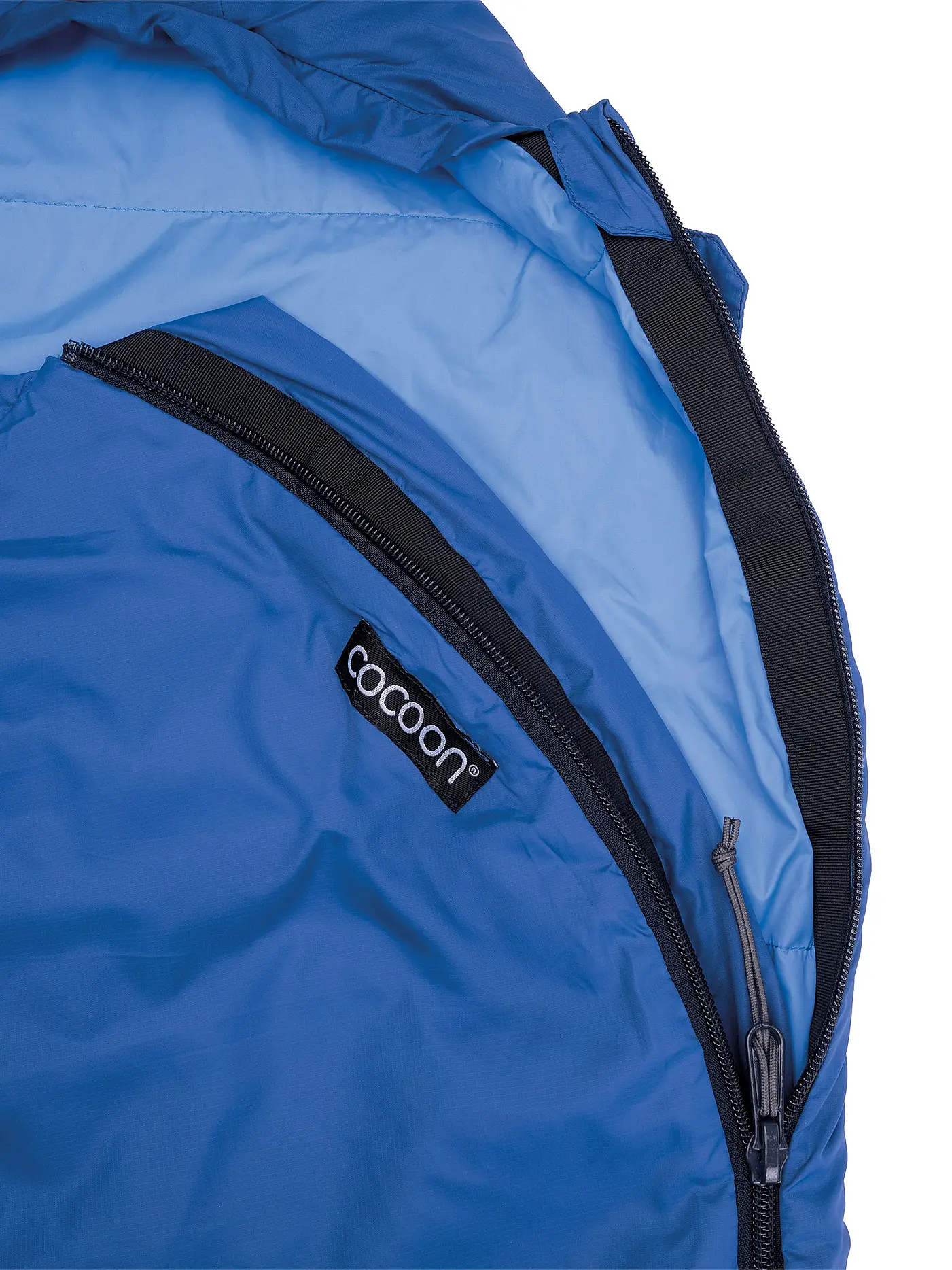 COCOON | Kinder Schlafsack Sommer Mountain Wanderer | blau