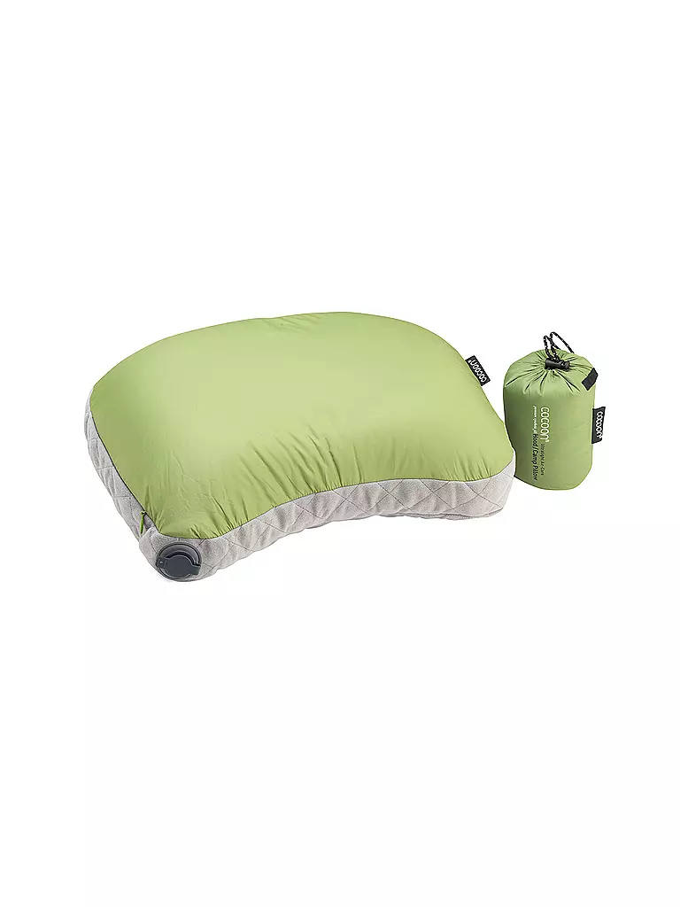 COCOON | Reisekissen Air-Core Hood/Camp Pillow | grün