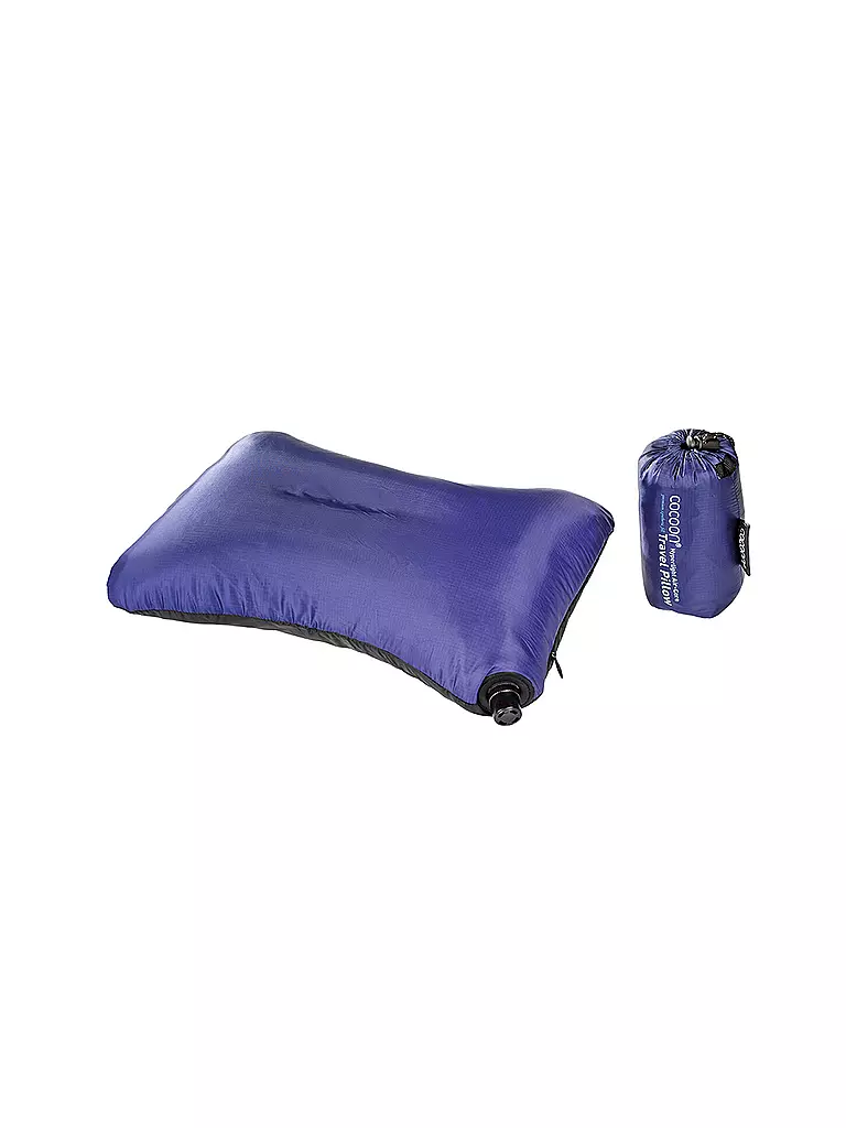 COCOON | Reisekissen Aircore Pillow Microlight | blau