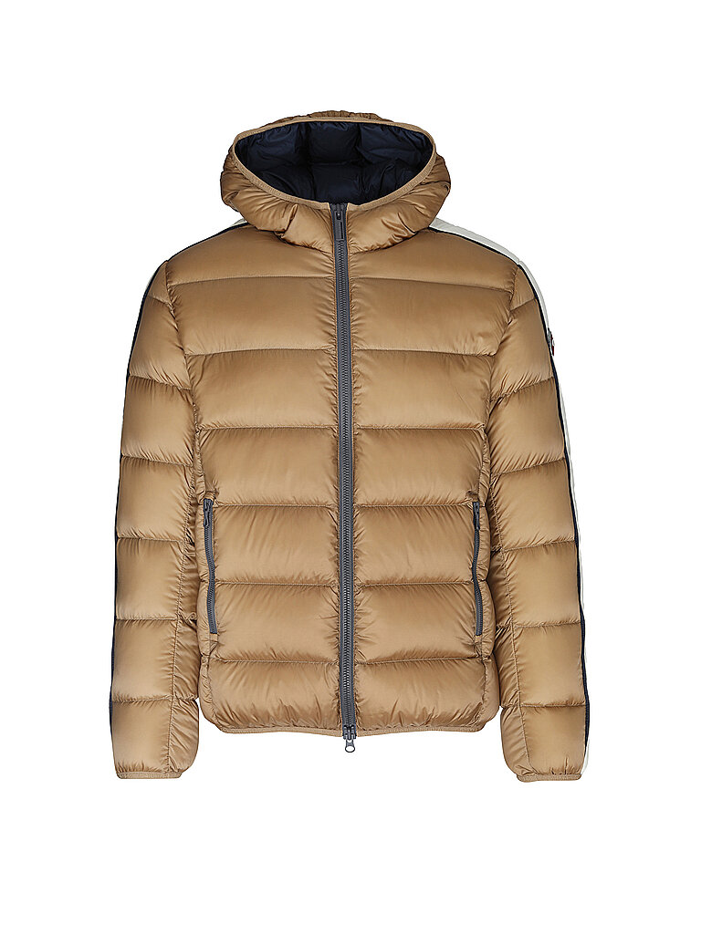 Colmar Herren Freizeitjacke Quilted Hoodie braun