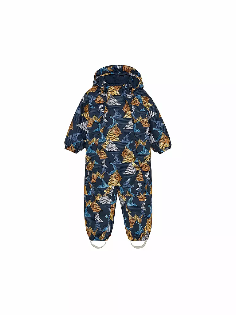 COLOR KIDS | Baby Skioverall W. 2 Zip-AOP | orange