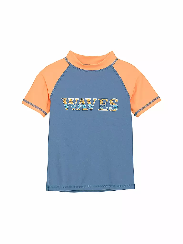 COLOR KIDS | Jungen Beachshirt mit Print | blau