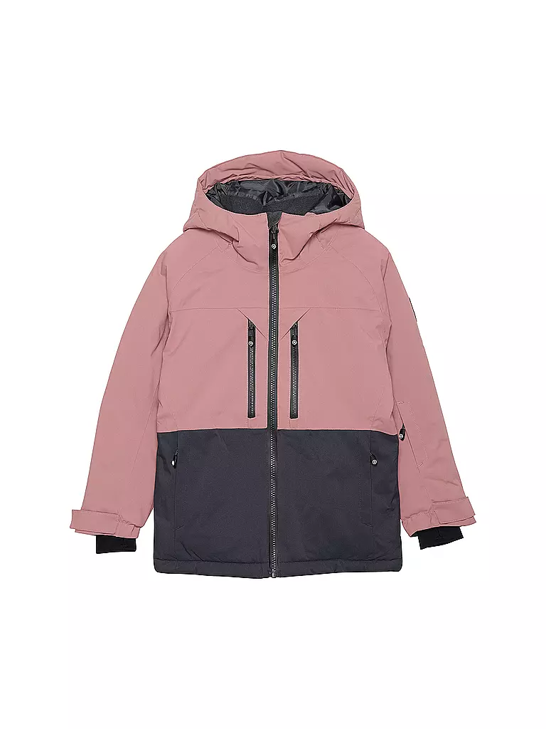 COLOR KIDS | Kinder Skijacke Colorblock | braun