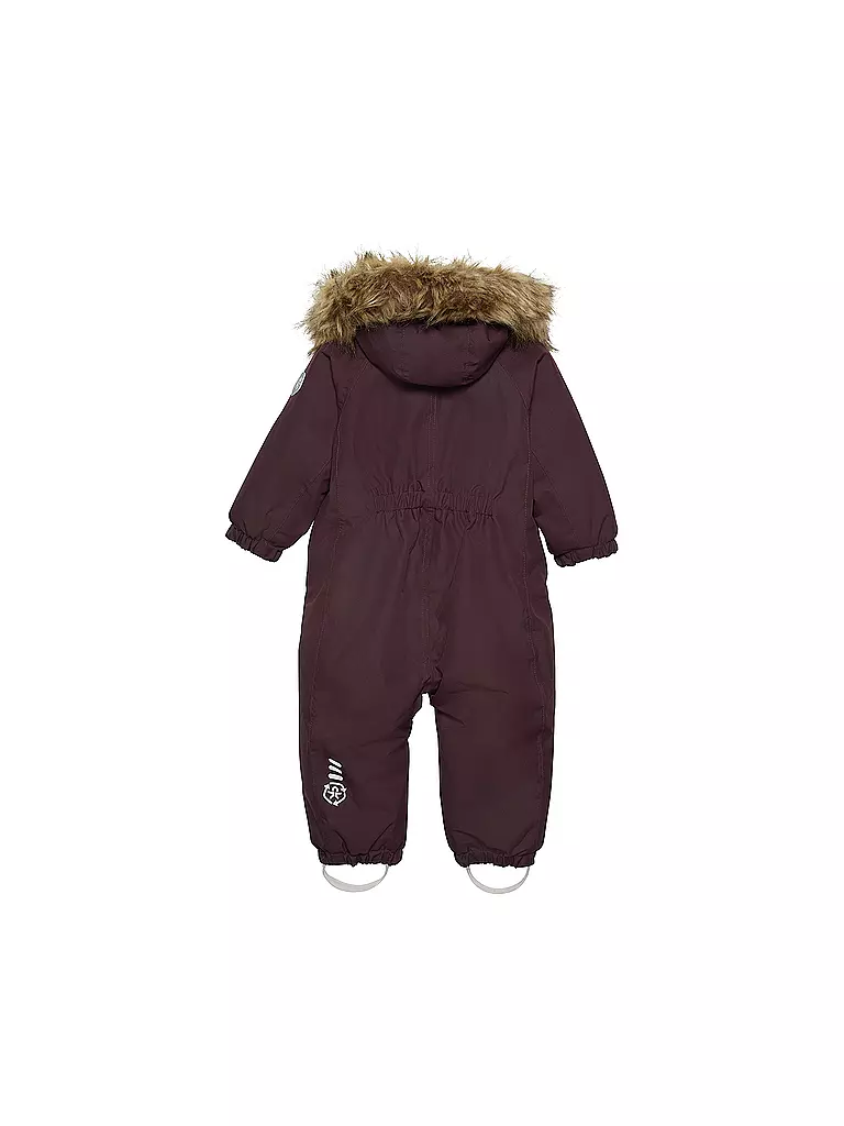 COLOR KIDS | Kinder Skioverall Fake Fur | braun