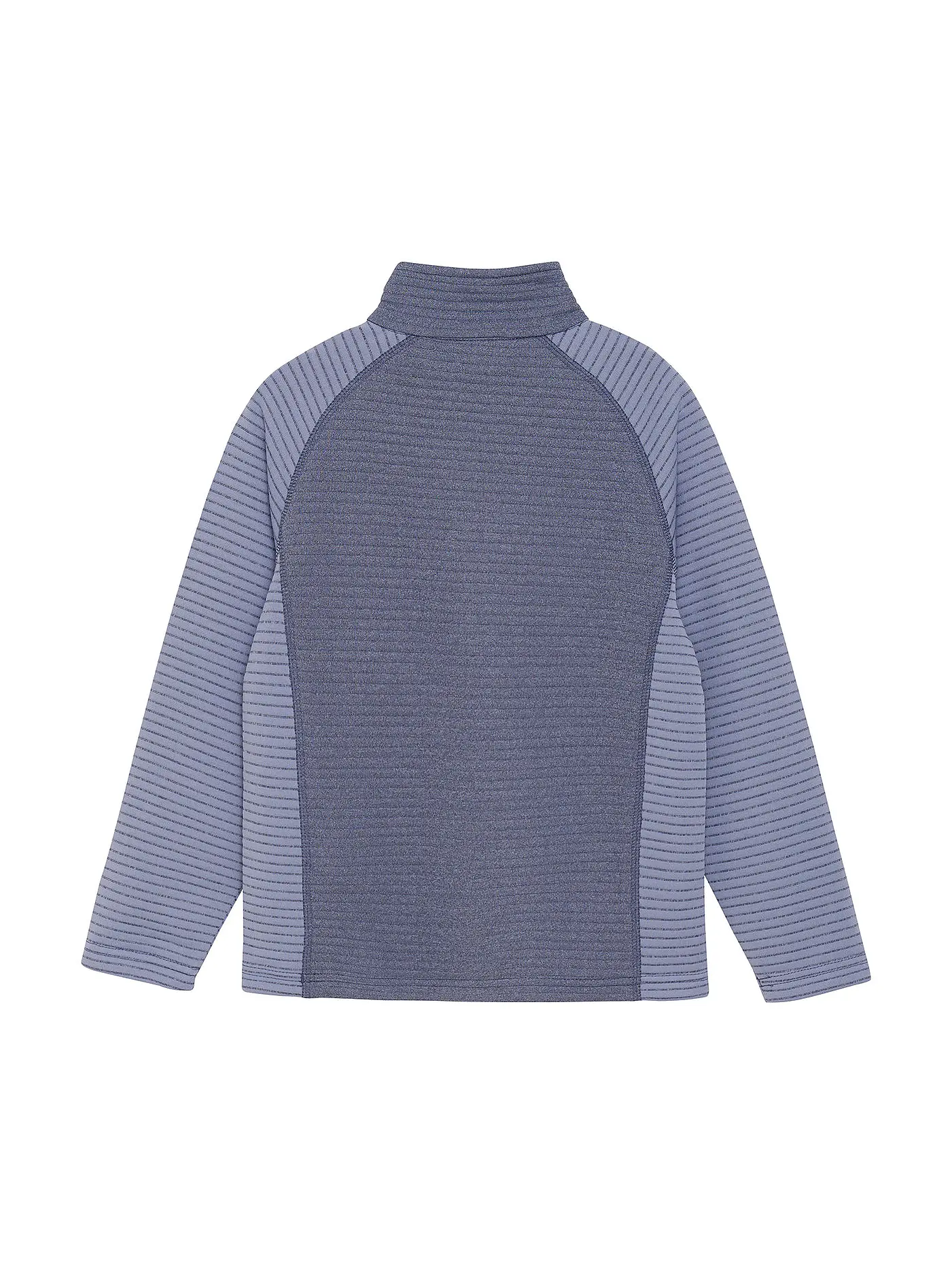 COLOR KIDS | Kinder Unterzieh Zipshirt Fleece Pulli Striped | lila
