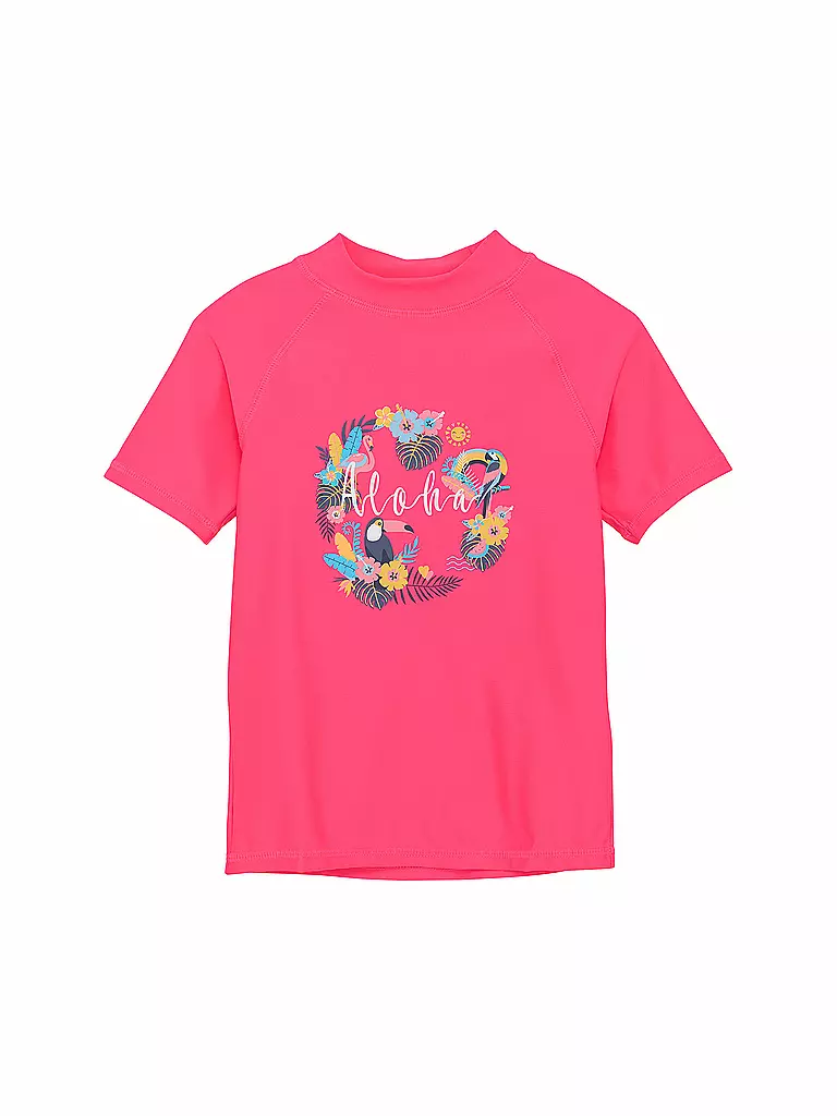 COLOR KIDS | Mädchen Beachshirt mit Print | pink