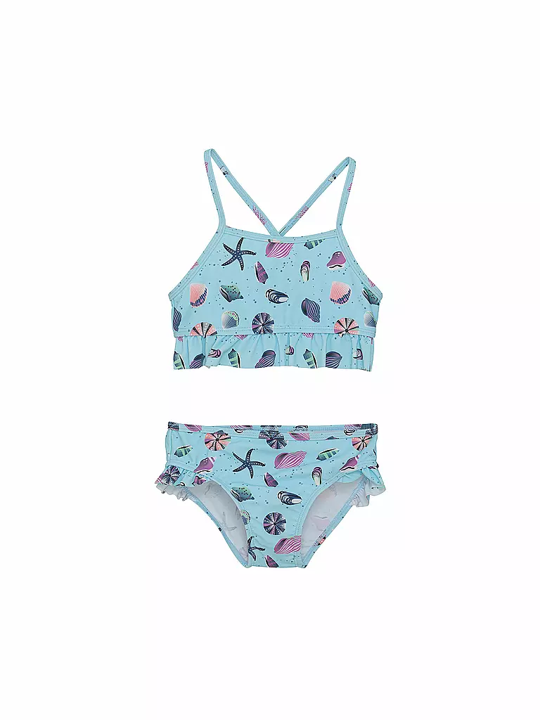 COLOR KIDS | Mädchen Bikini mit Rüschen | hellblau