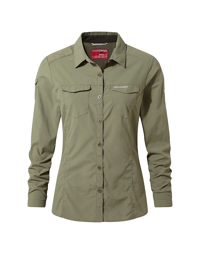 CRAGHOPPERS Damen Outdoorbluse Nosilife Adventure grün | 36