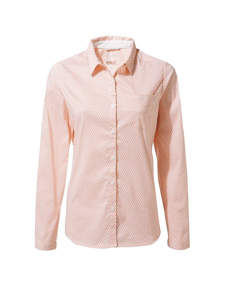 CRAGHOPPERS Damen Outdoorbluse Verona NosiLife LS rosa | 40