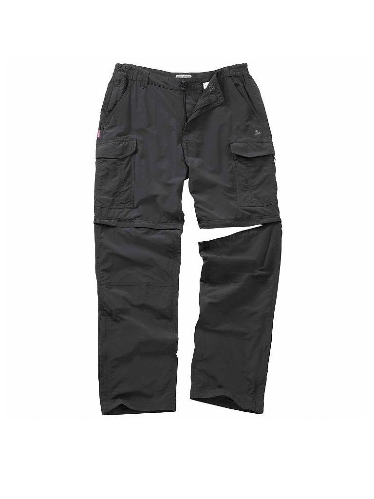 CRAGHOPPERS | Herren Zip-Off Hose Nosilife | schwarz
