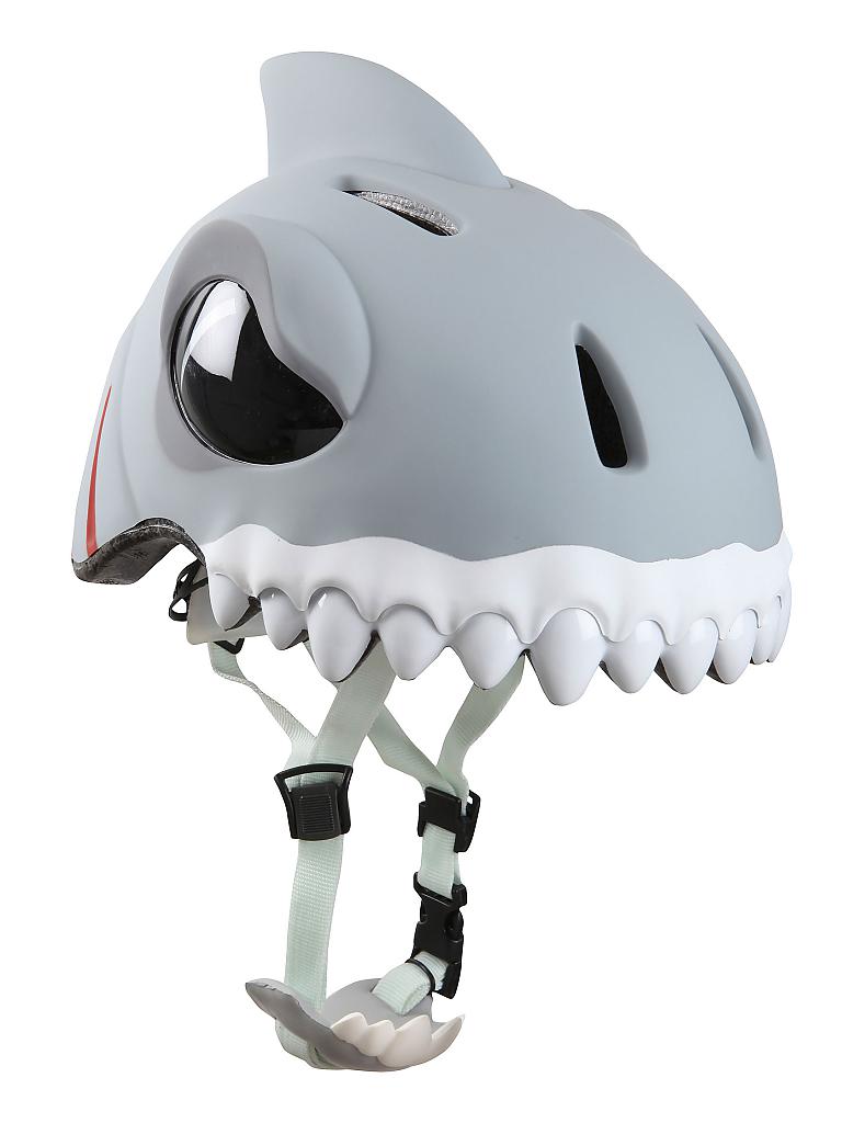 CRAZY SAFETY | Kinder Fahrradhelm White Shark | 