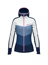 CRAZY | Damen Fleecejacke Pull Exit Light | hellblau
