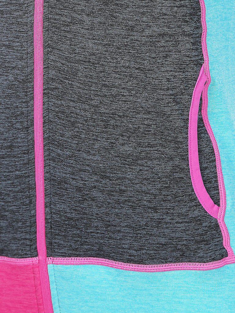 CRAZY | Damen Fleecejacke Pull Ionic | türkis