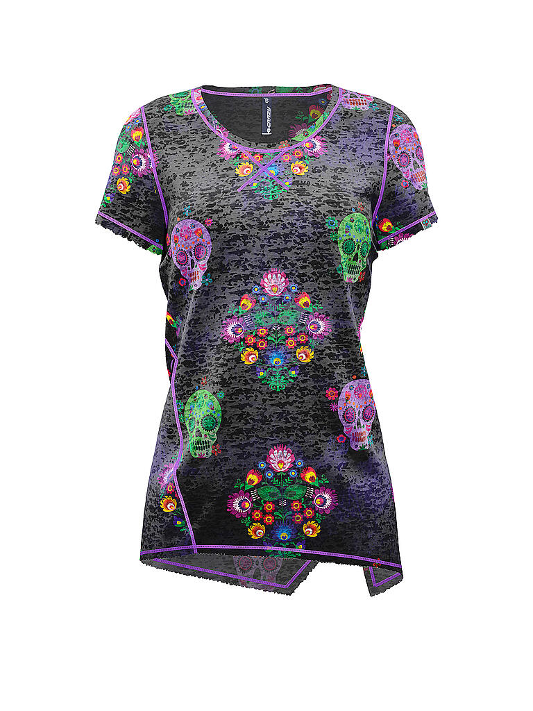 CRAZY | Damen Funktionsshirt Aloha | schwarz