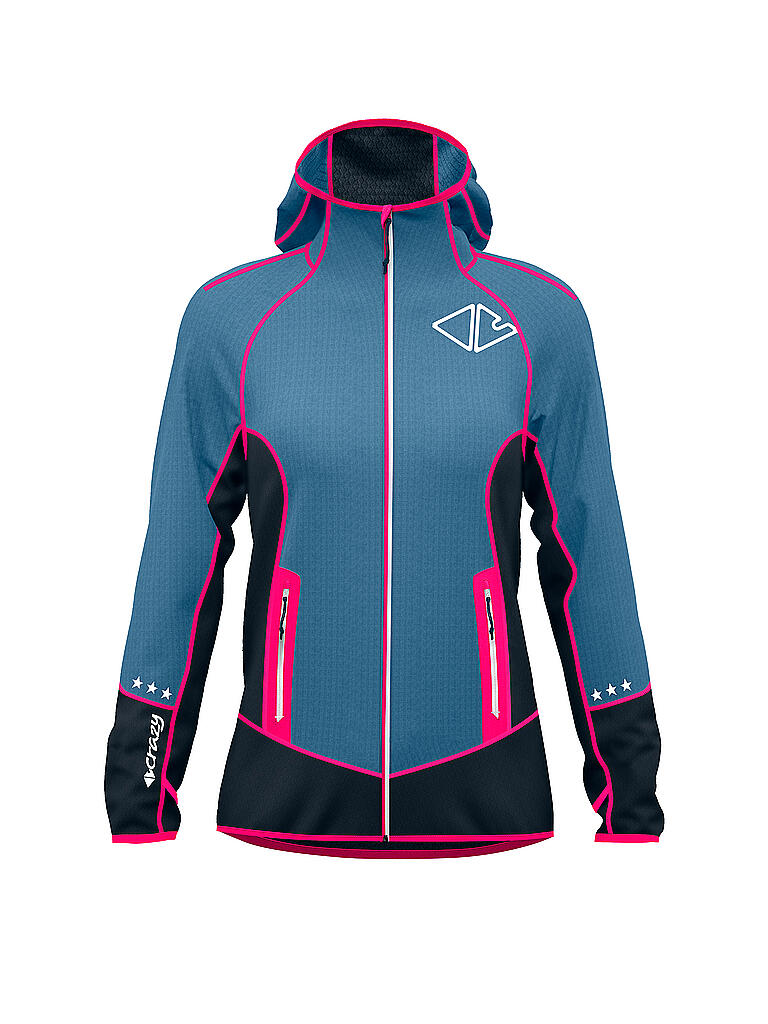CRAZY | Damen Touren Hybridjacke Pull Next | petrol