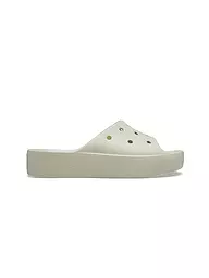 CROCS | Badepantoffeln Classic Platform Slide | beige